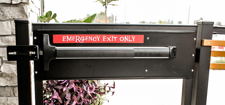 emergency push bar installation in Laguna Hills